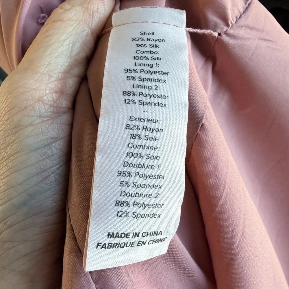 Cinq à Sept Marceau Velvet Strapless Ruffle Dress in Mauve Pink Dusty Rose
